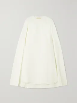 Roksanda Twiggy Cape A-line Dress Ivory Size 6 for rent on The Volte - image 4