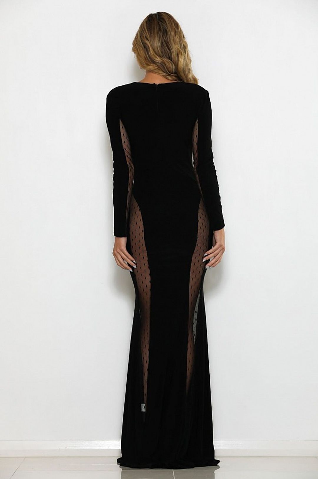 Abyss by Abby Penelope Gown Black Size 6 for rent on The Volte - main image