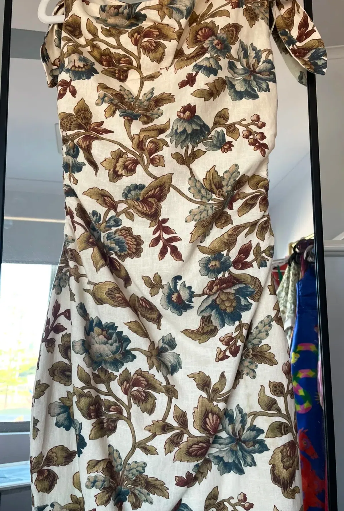 Sir the Label Eleanora Tie Shoulder Dress Viola Floral Print Size 1 / AU 8 - Image 3