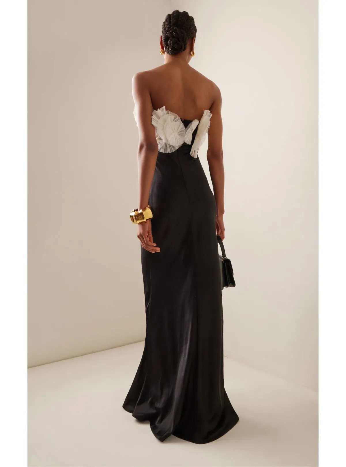 Rachel Gilbert Eyelar Gown Maxi Dress in Black Size AU 8 - Image 2