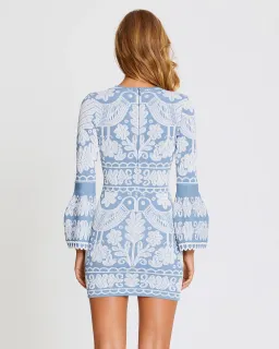 Alice McCall La Javanaise Mini Dress Mini Dress Blue Cloud Size 8 for rent on The Volte - image 3