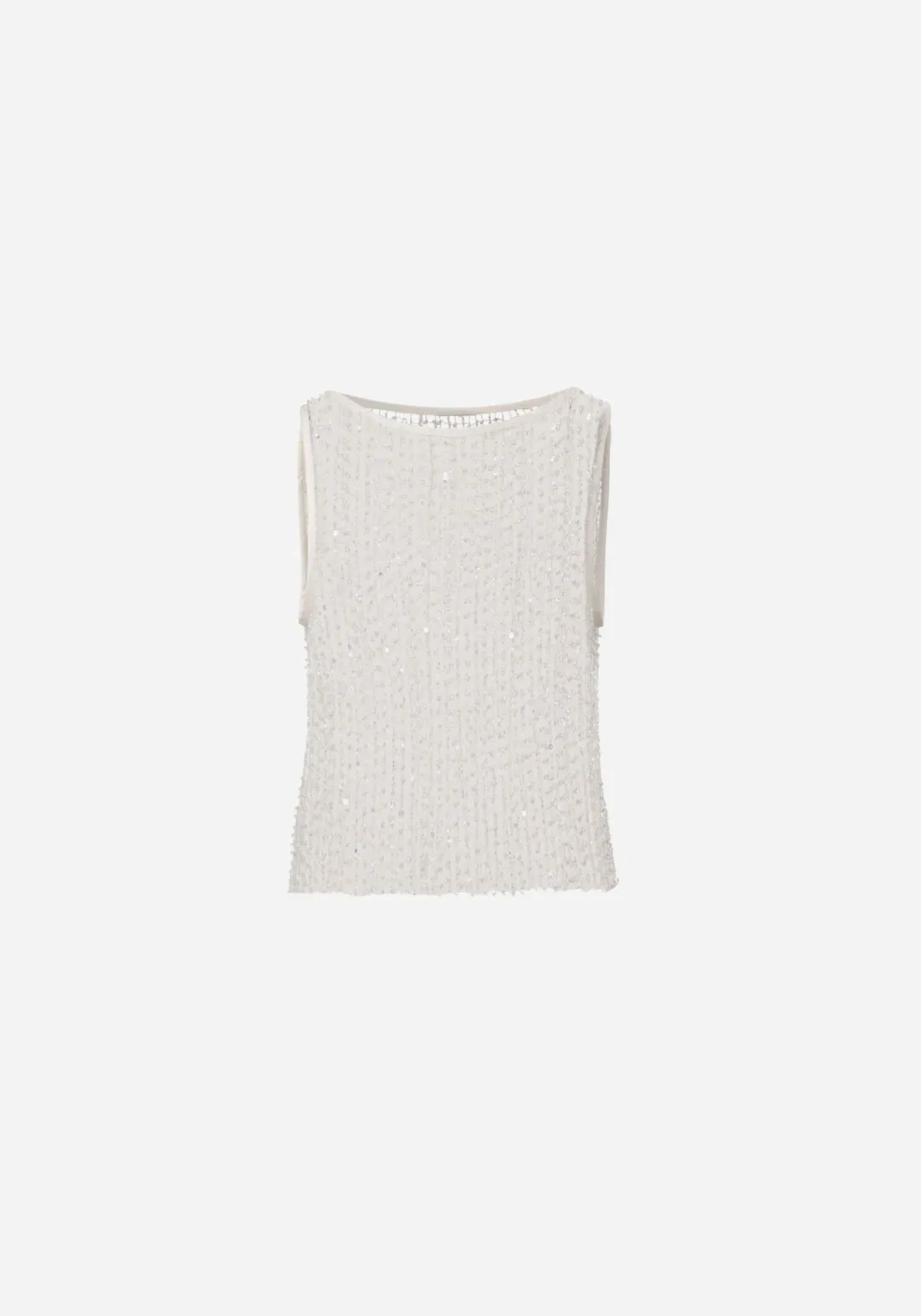 Viktoria & Woods Gravity Top Beaded White/Clear Size M/ AU 10 for rent on The Volte - main image