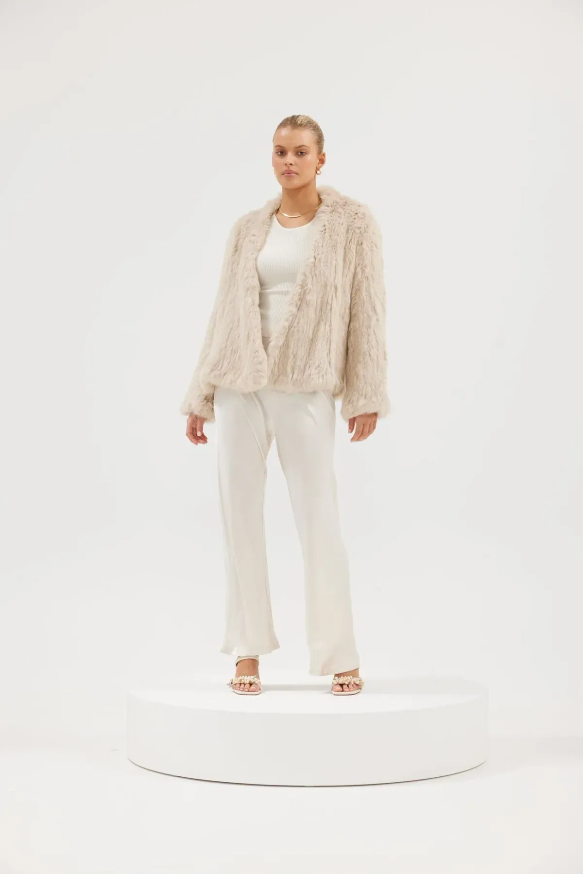 Bubish Valencia Jacket in Oatmeal Size 12 - Image 1
