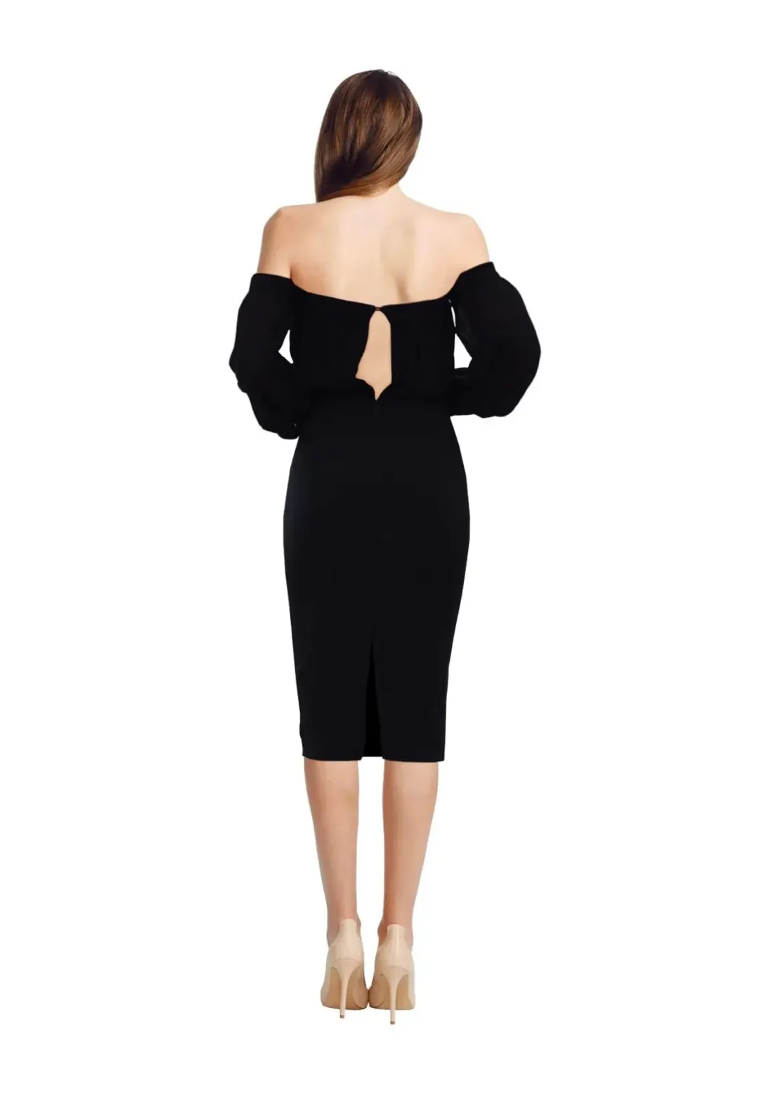 MISHA Adia Dress Black Size 6/XS for rent on The Volte - main image