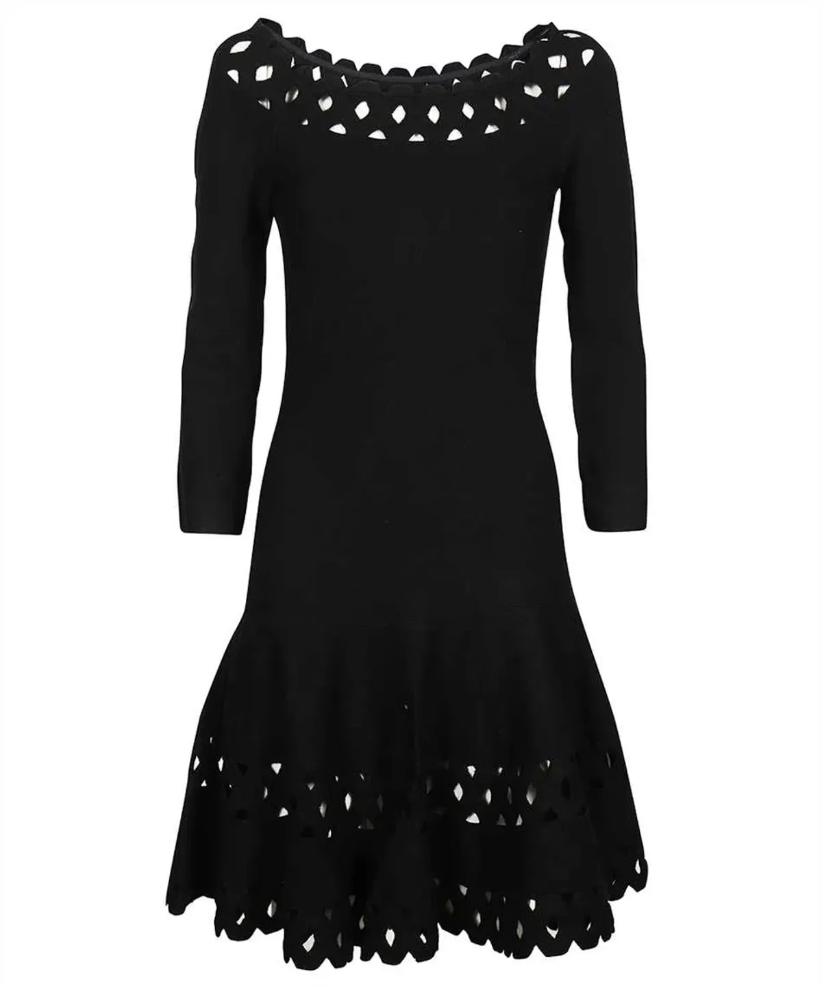Emporio Armani Madonna Cutout A Line Dress Black Size IT 40 / AU 12 - Image 8