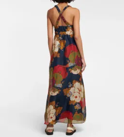 Sir The Label Bonita V Neck Dress Garcia Floral Print Size 1 / AU 8 for rent on The Volte - image 2