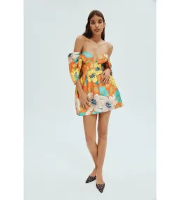 Alemais Piato Sculpt Mini Dress Multi Size 8 for rent on The Volte - image 1