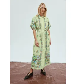 Alemais Velma Shirtdress Green Size 12 for rent on The Volte - image 1