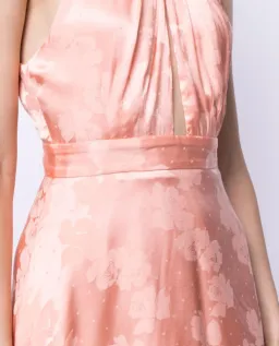 Alice McCall Memory Lane Satin Mini in Guava Size XS / AU 6 for rent on The Volte - image 4