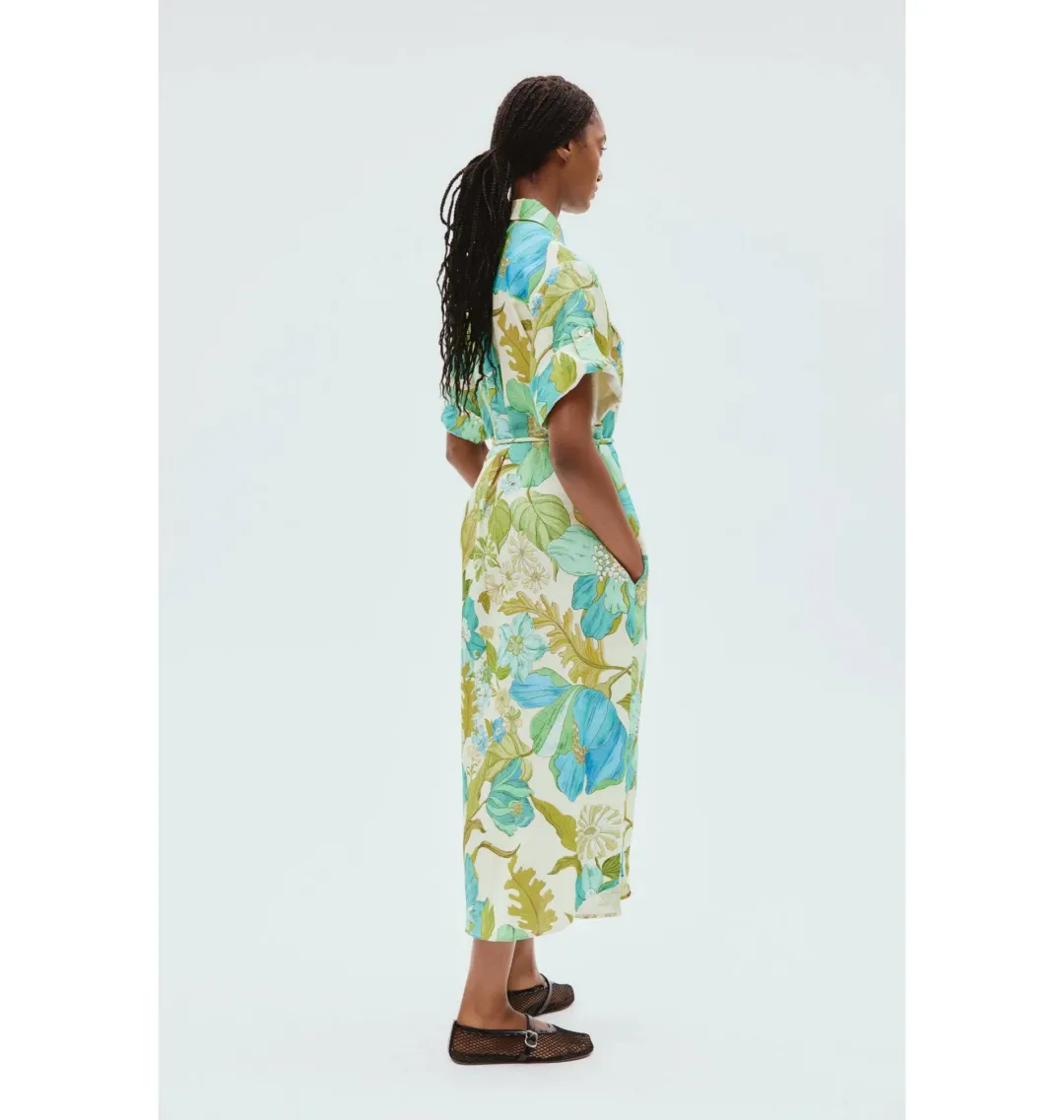 Alemais Janis Shirtdress in Print Size AU 8 for rent on The Volte - main image