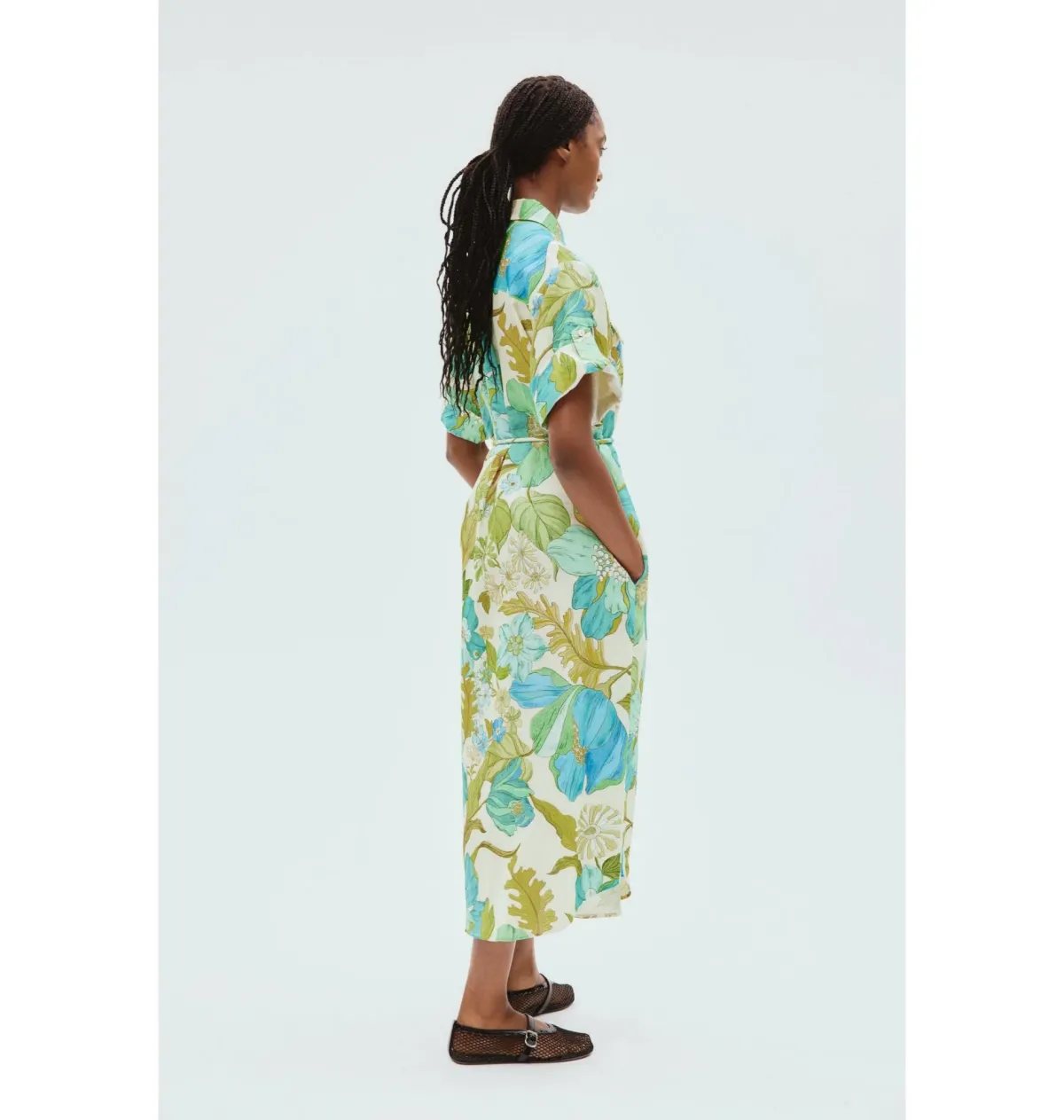 Alemais Janis Shirtdress in Print Size AU 8 - Image 4
