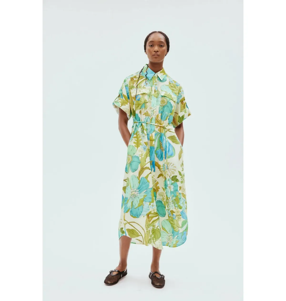 Alemais Janis Shirtdress in Print Size AU 8 for rent on The Volte - main image