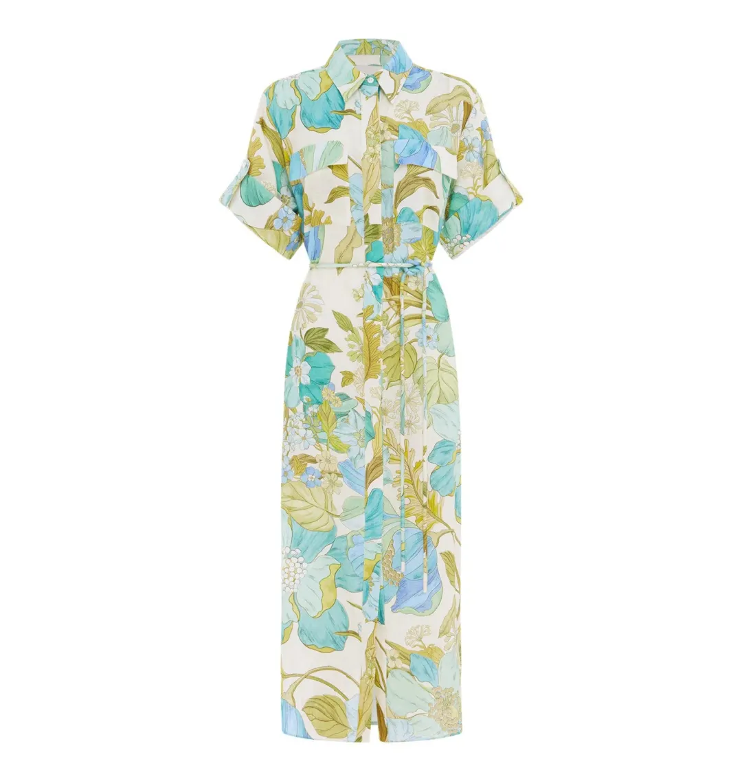 Alemais Janis Shirtdress in Print Size AU 8 for rent on The Volte - main image
