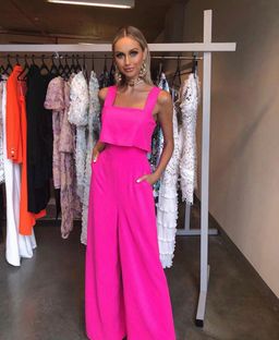 Elliatt “Amora” Jumpsuit - Pink - Size Small (AU 8-10) for rent on The Volte - image 1