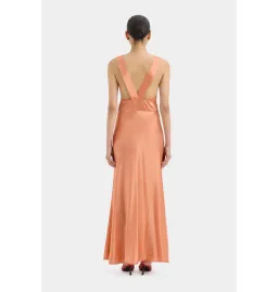 Sir the Label Aries Cut Out Gown in Peach Size AU 6 for rent on The Volte - image 2