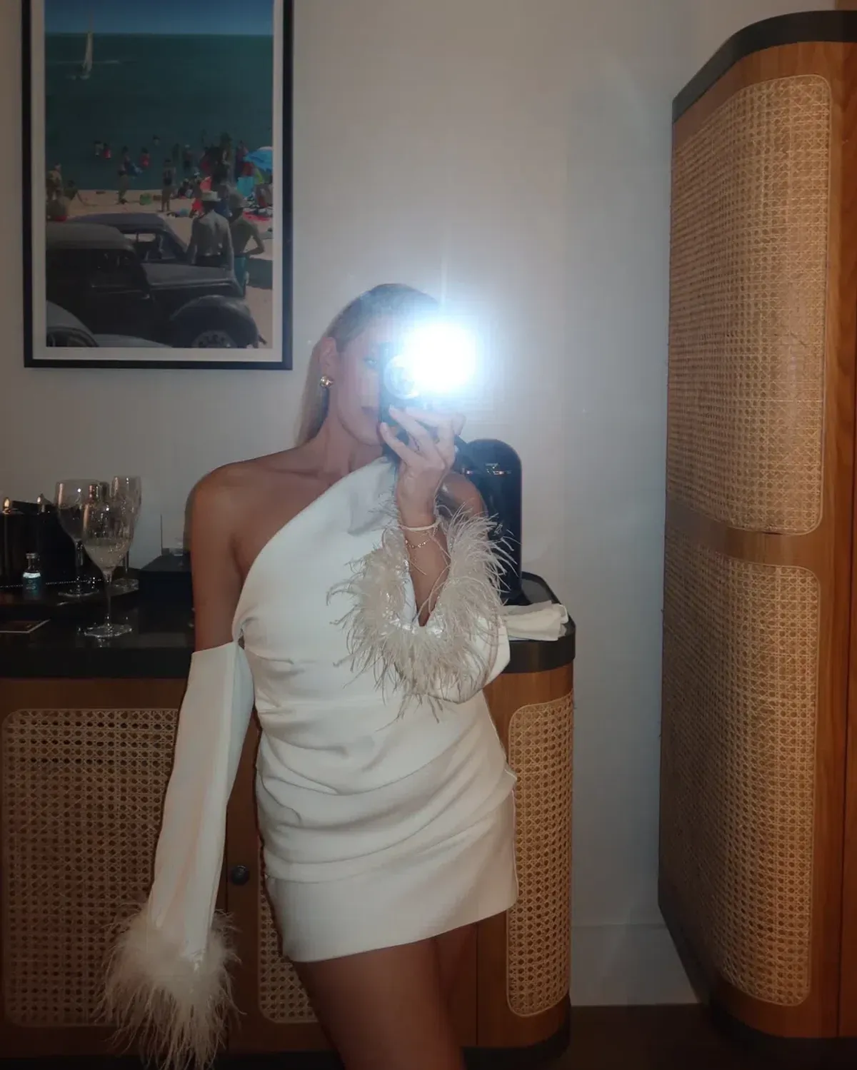 Bianca & Bridget Dezi Mini Dress White Size 10 - Image 5