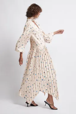 Aje Ponte Bleu Overture Pleat Midi Dress Print Size 6 for rent on The Volte - image 2