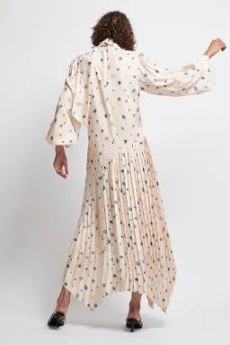 Aje Ponte Bleu Overture Pleat Midi Dress Print Size 6 for rent on The Volte - image 3