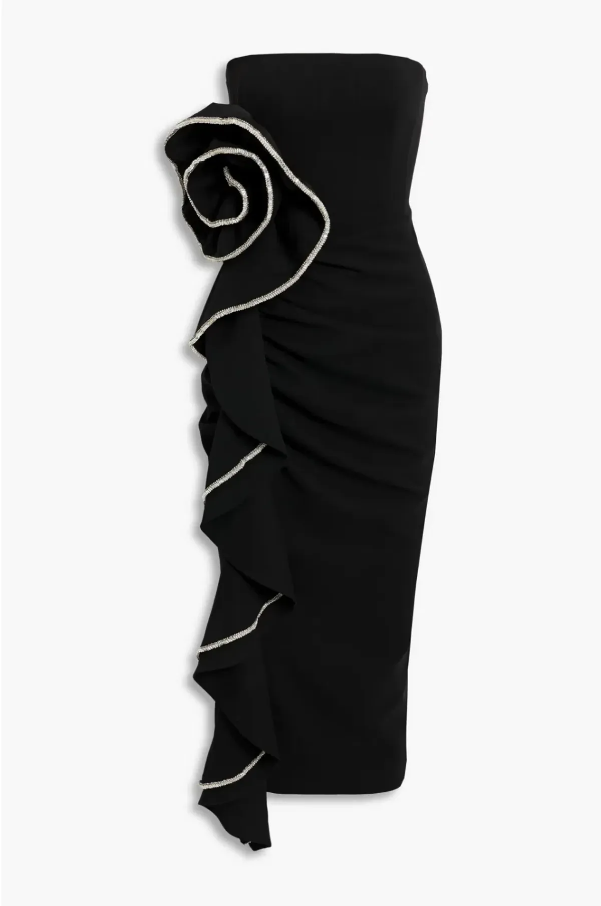 Rachel Gilbert Santiago Midi Dress Black Size 2 / AU 10 - Image 3