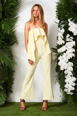 Maurie and Eve Francois Jumpsuit Yellow Size 10 for rent on The Volte - image 1
