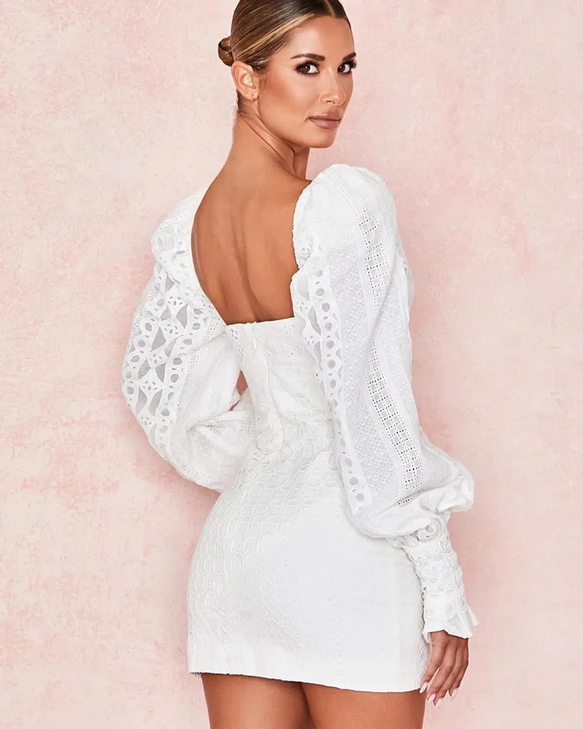 House of CB Marquis Mini Dress White Size 8 - Image 3
