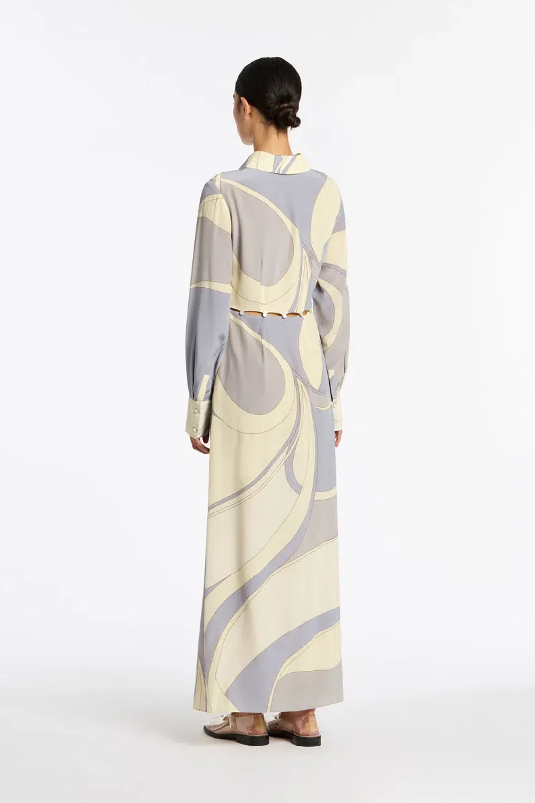 Sir the Label Adrianna Shirt Dress Print Size 0/ AU 6 for rent on The Volte - main image