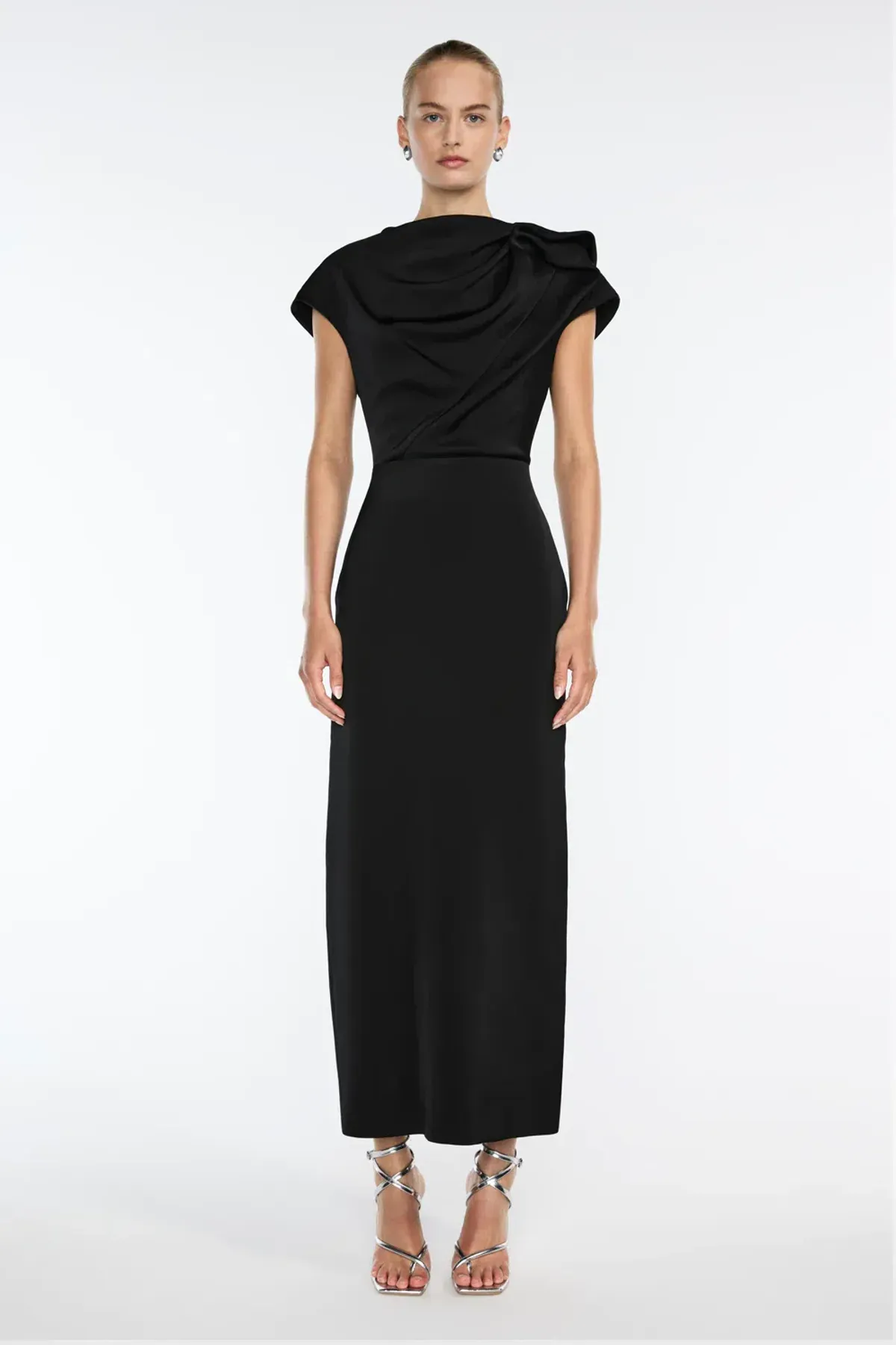 Manning Cartell Grand Illusions Gown Black Size 14 for rent on The Volte - main image