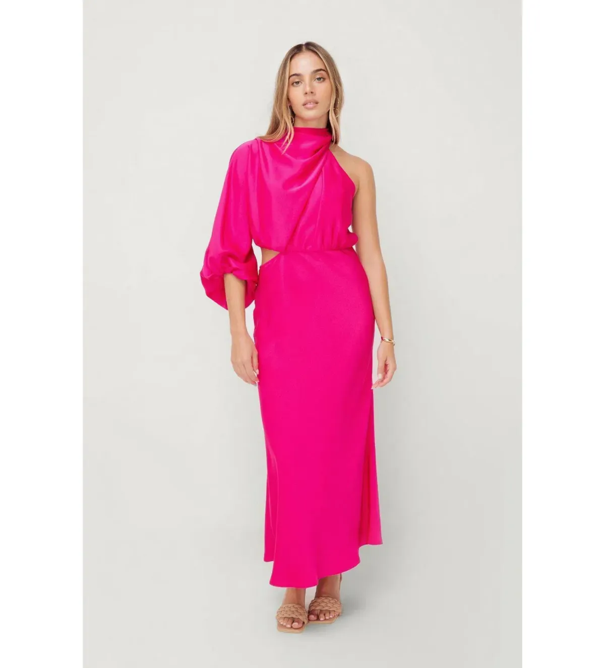 Sheike Olivia Maxi Dress Pink Size 10 for rent on The Volte - main image