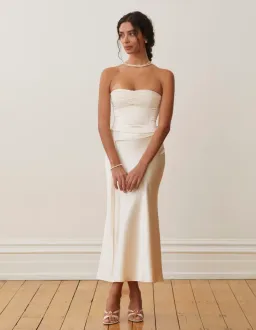 Arcina Ori Blair Bustier Beige Size S/Au 8 for rent on The Volte - image 1
