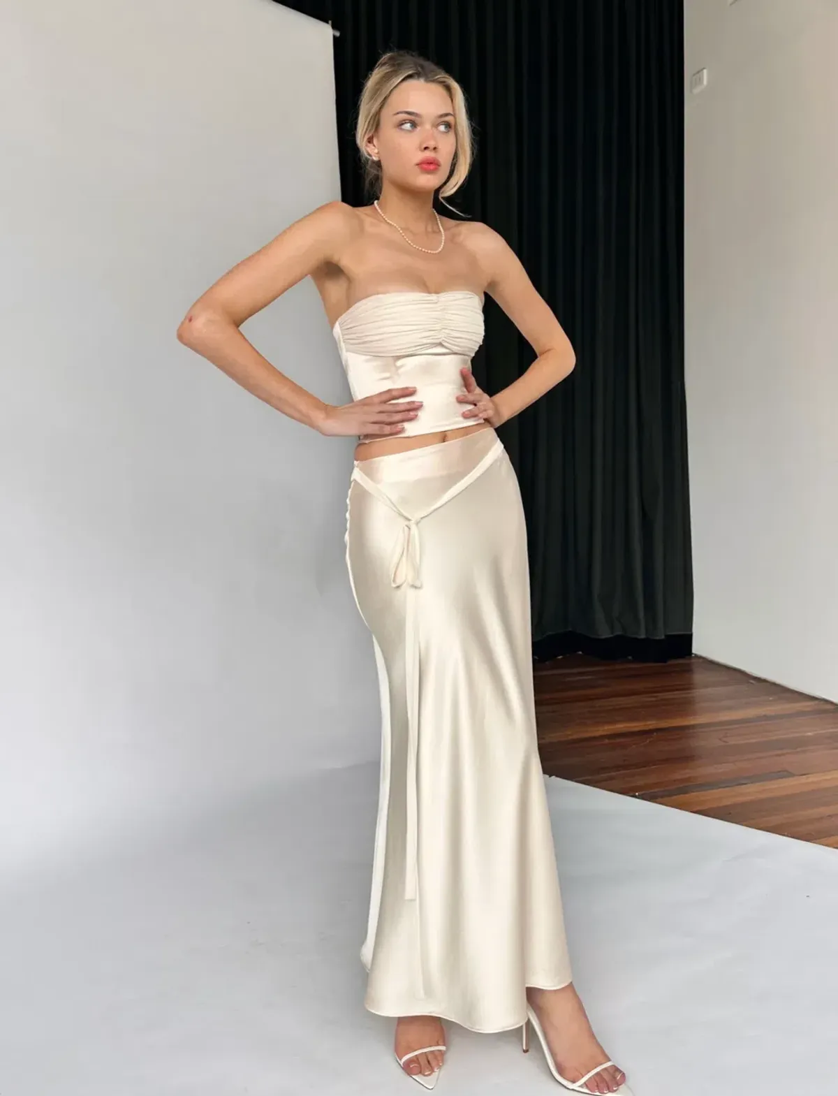 Arcina Ori Blair Bustier Beige Size S/Au 8 - Image 2