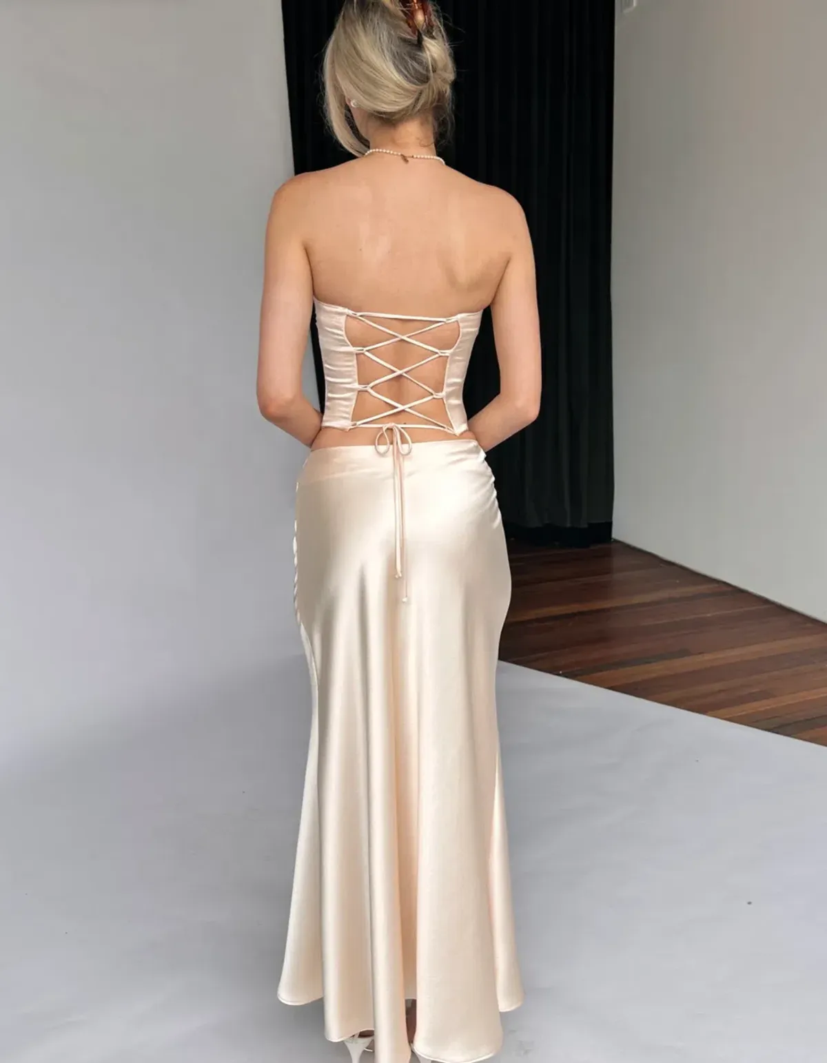 Arcina Ori Blair Bustier Beige Size S/Au 8 - Image 3