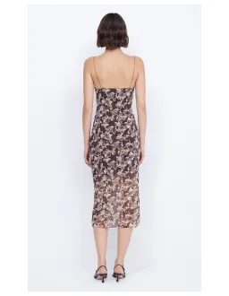 Bec & Bridge Herlani Singlet Midi Dress Hibiscus Choc Size 8 for rent on The Volte - image 2