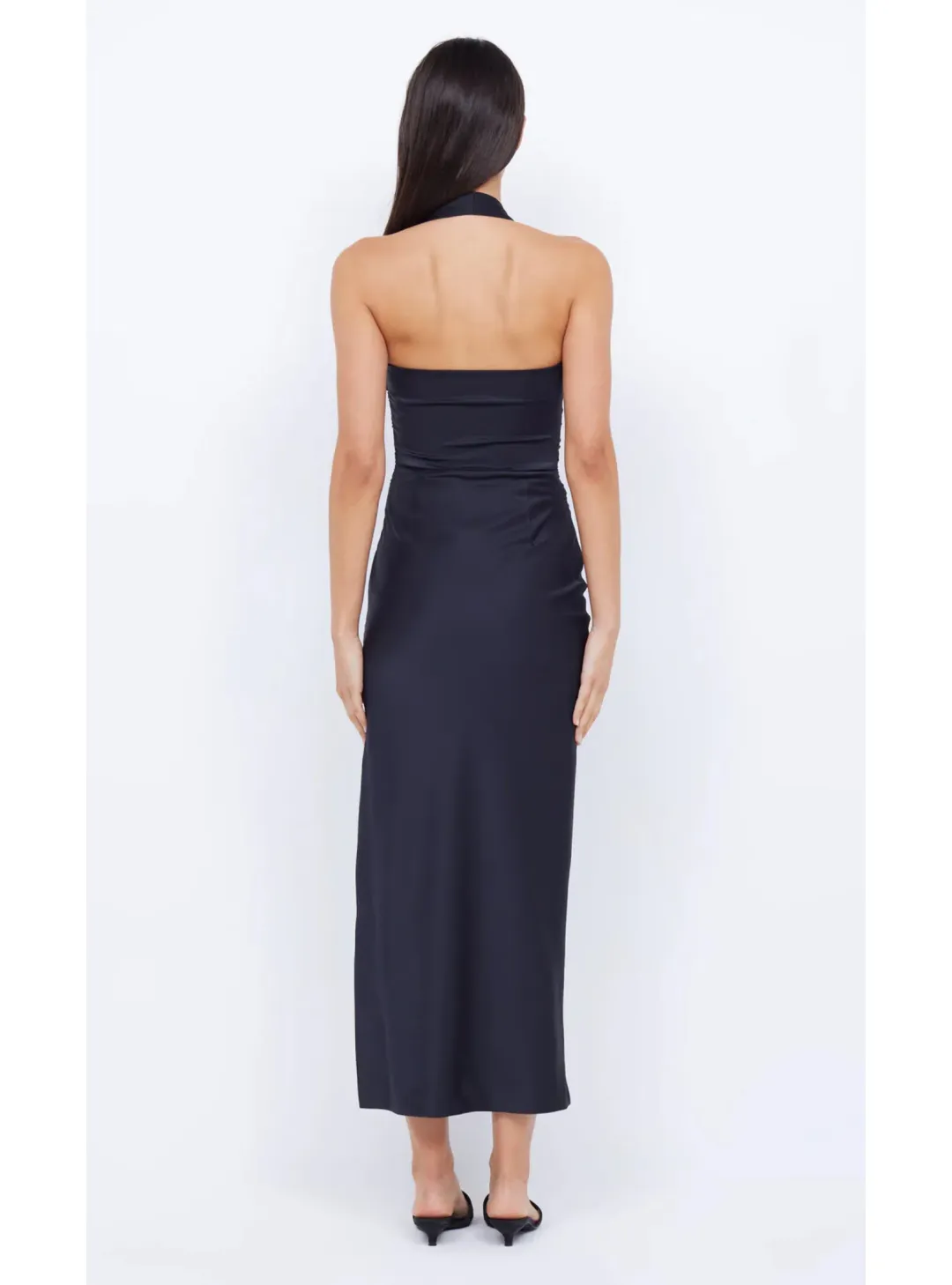 Bec & Bridge Ula Asym Dress Black Size AU 8 for rent on The Volte - main image