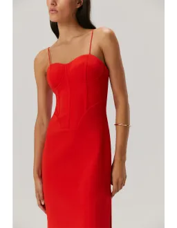 Misha Formal Dress Red Size 6 for rent on The Volte - image 4