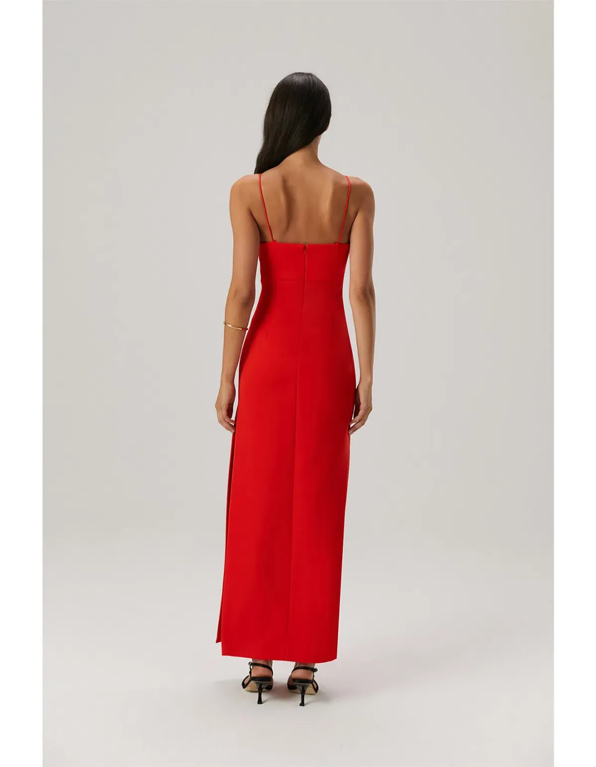 Misha Formal Dress Red Size 6 - Image 3