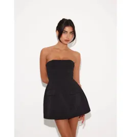 Odd Muse The Ultimate Muse Strapless Dress in Black Size XS / AU 6 for rent on The Volte - image 1