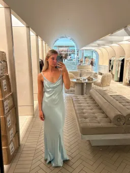 Bec & Bridge Arabella Backless Dress Dolphin Blue Size 6 for rent on The Volte - image 2