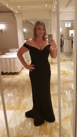 Bianca & bridgett Black ball gown size 12 for rent on The Volte - image 2
