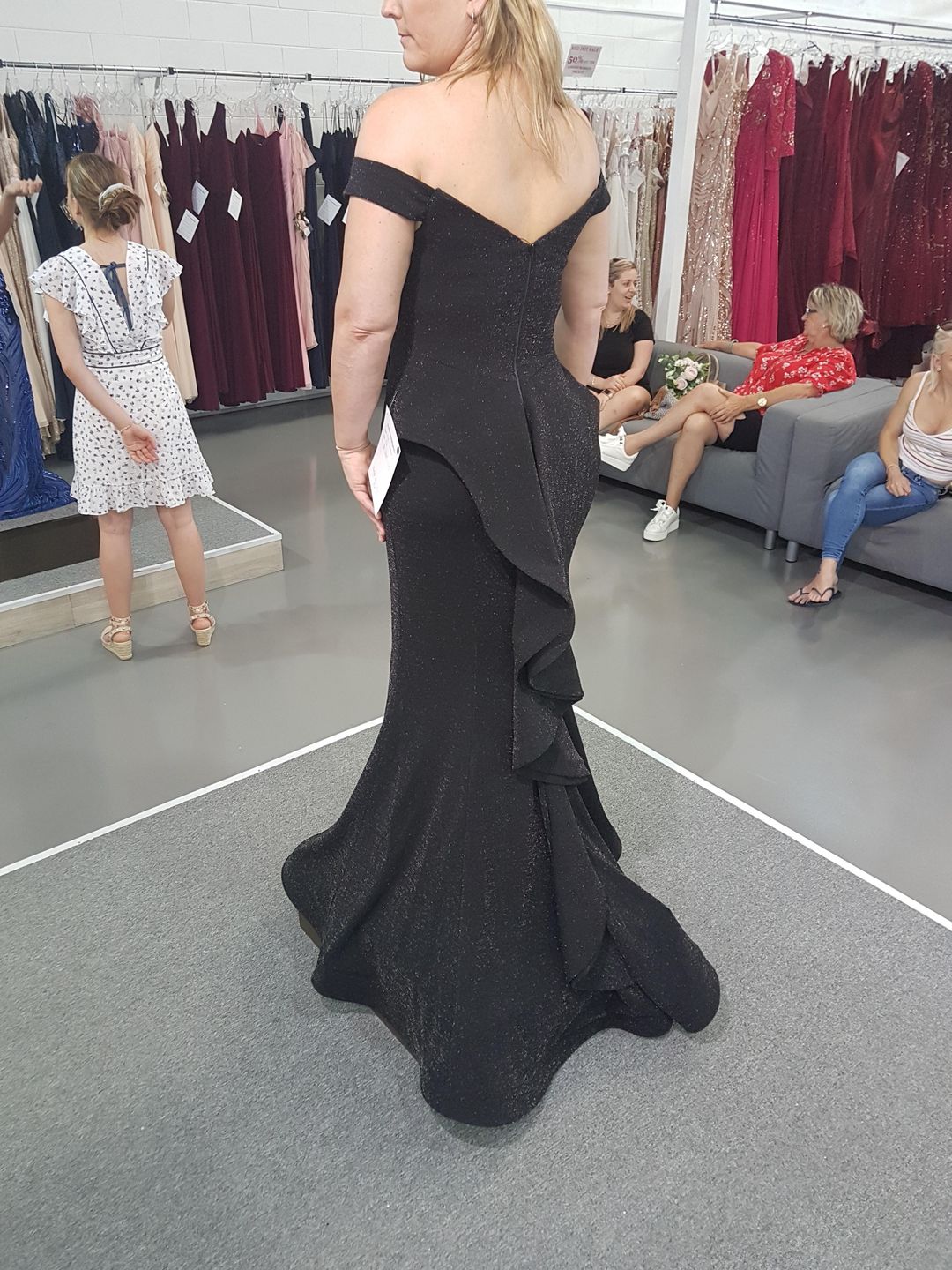 Bianca & bridgett Black ball gown size 12 for rent on The Volte - main image