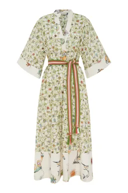 Alemais Sunset Broderie Midi Dress Multi Size 14 for rent on The Volte - image 6