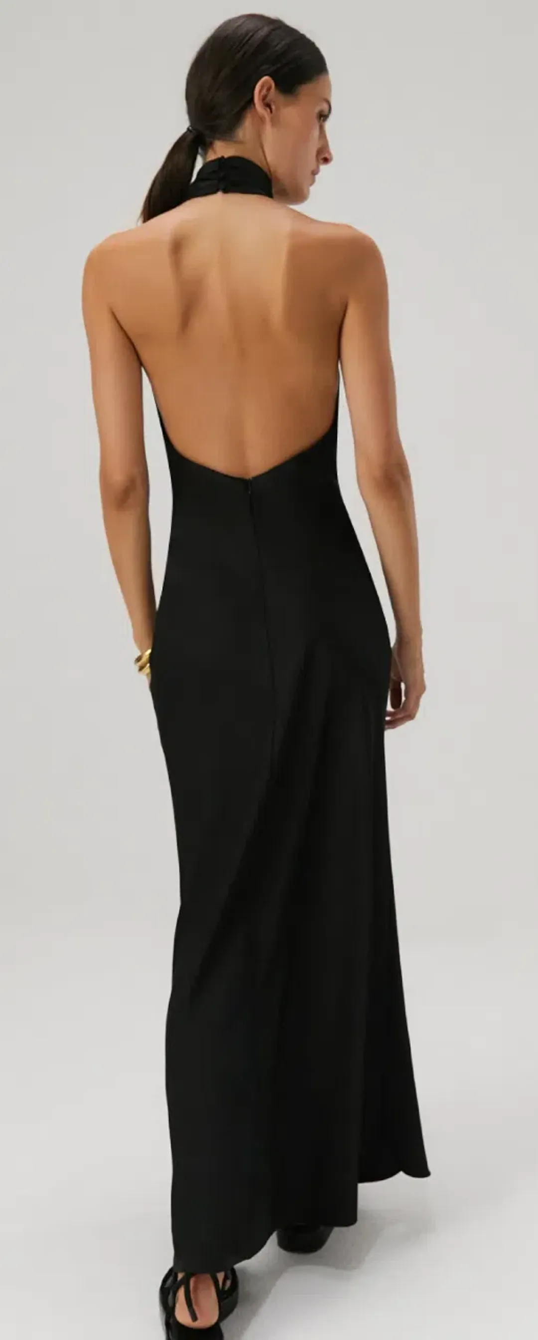 Misha Evianna Gown Black Size 6 for rent on The Volte - main image