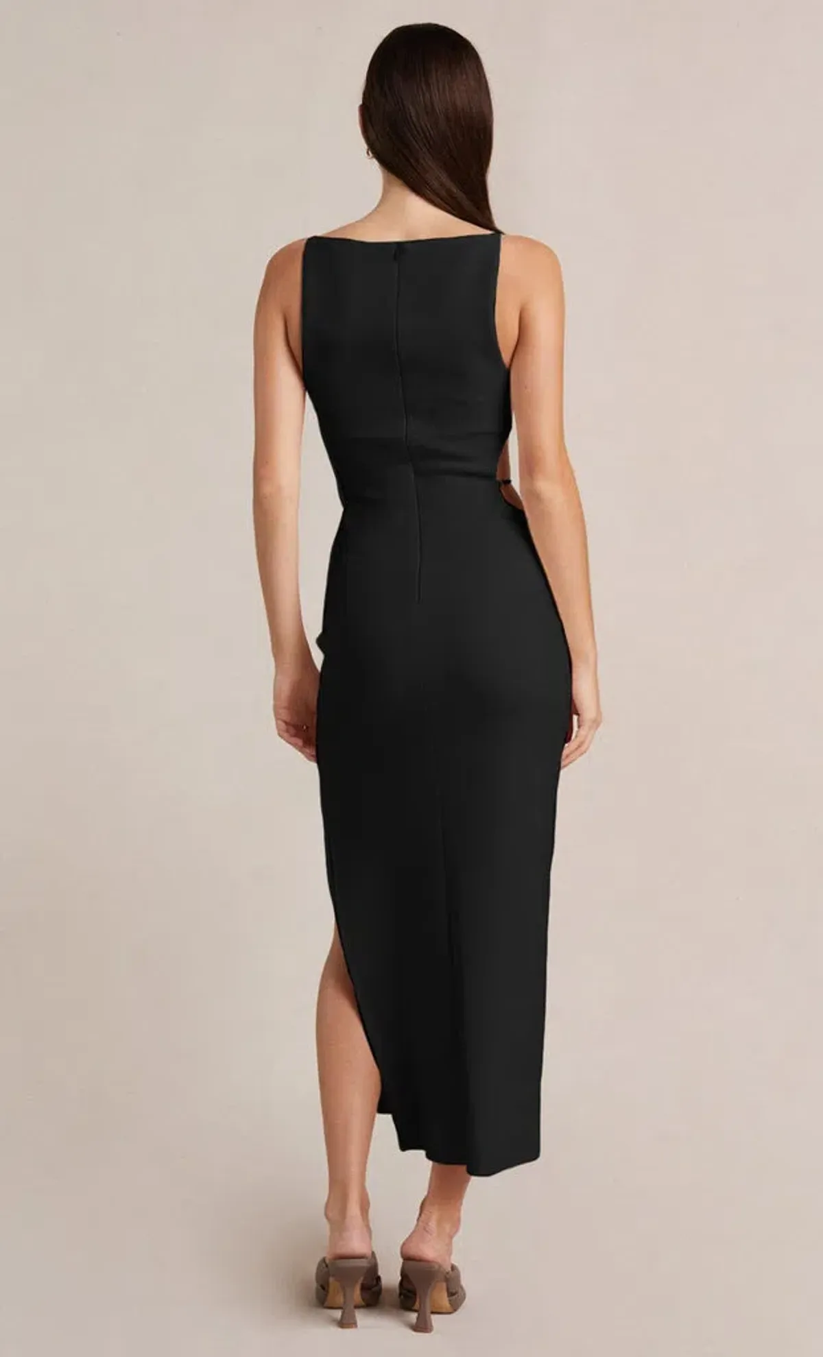 Bec & Bridge Cammi Cut Out Midi Dress Black Size 12 - Image 2