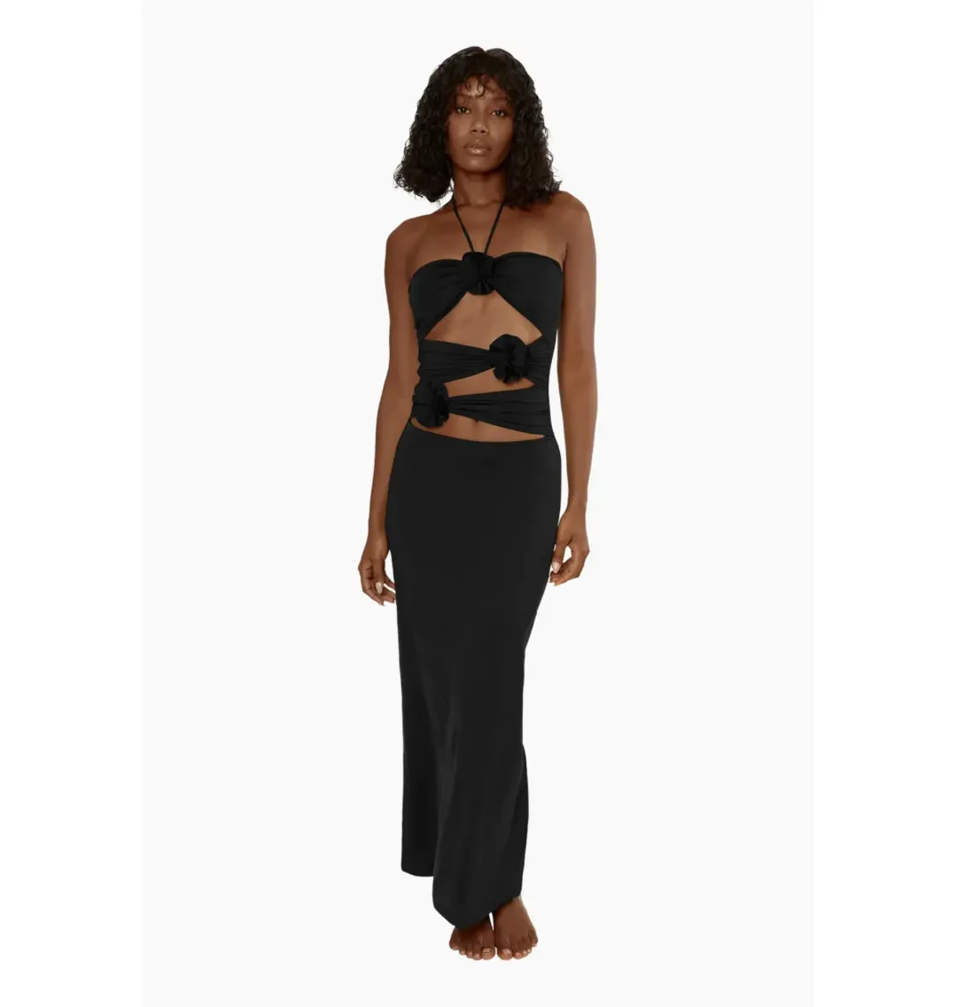 Maygel Coronel Veranera Dress Black Size AU 6 for rent on The Volte - main image