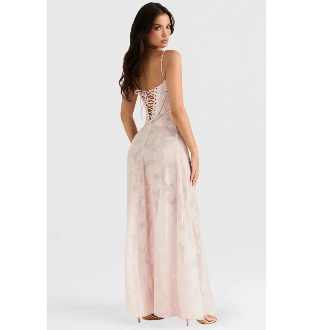 House of CB Seren Dress Soft Pink Size XS / AU 6 for rent on The Volte - main image