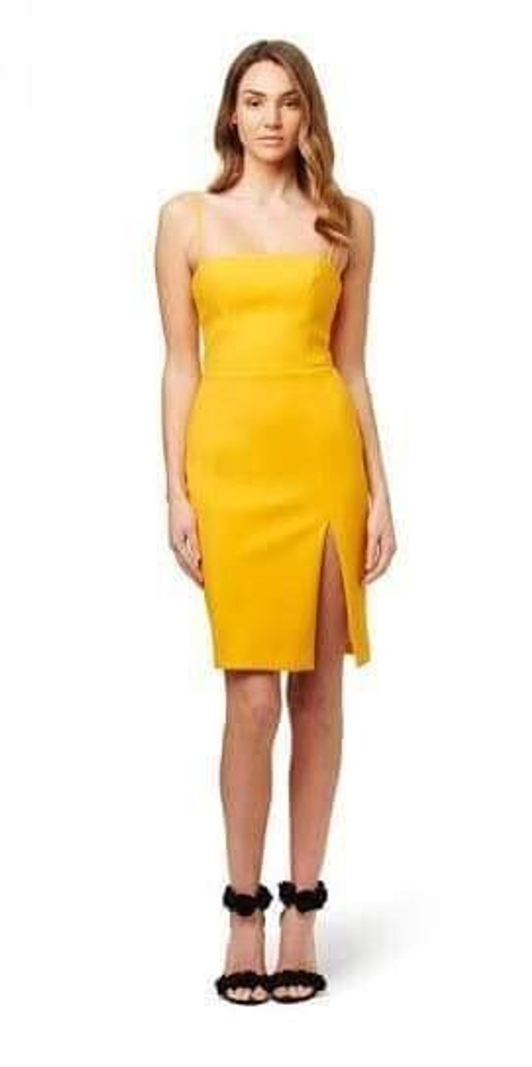 Kookai Honey Dress Yellow Size 12 for rent on The Volte - main image