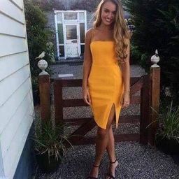 Kookai Honey Dress Yellow Size 12 for rent on The Volte - image 4