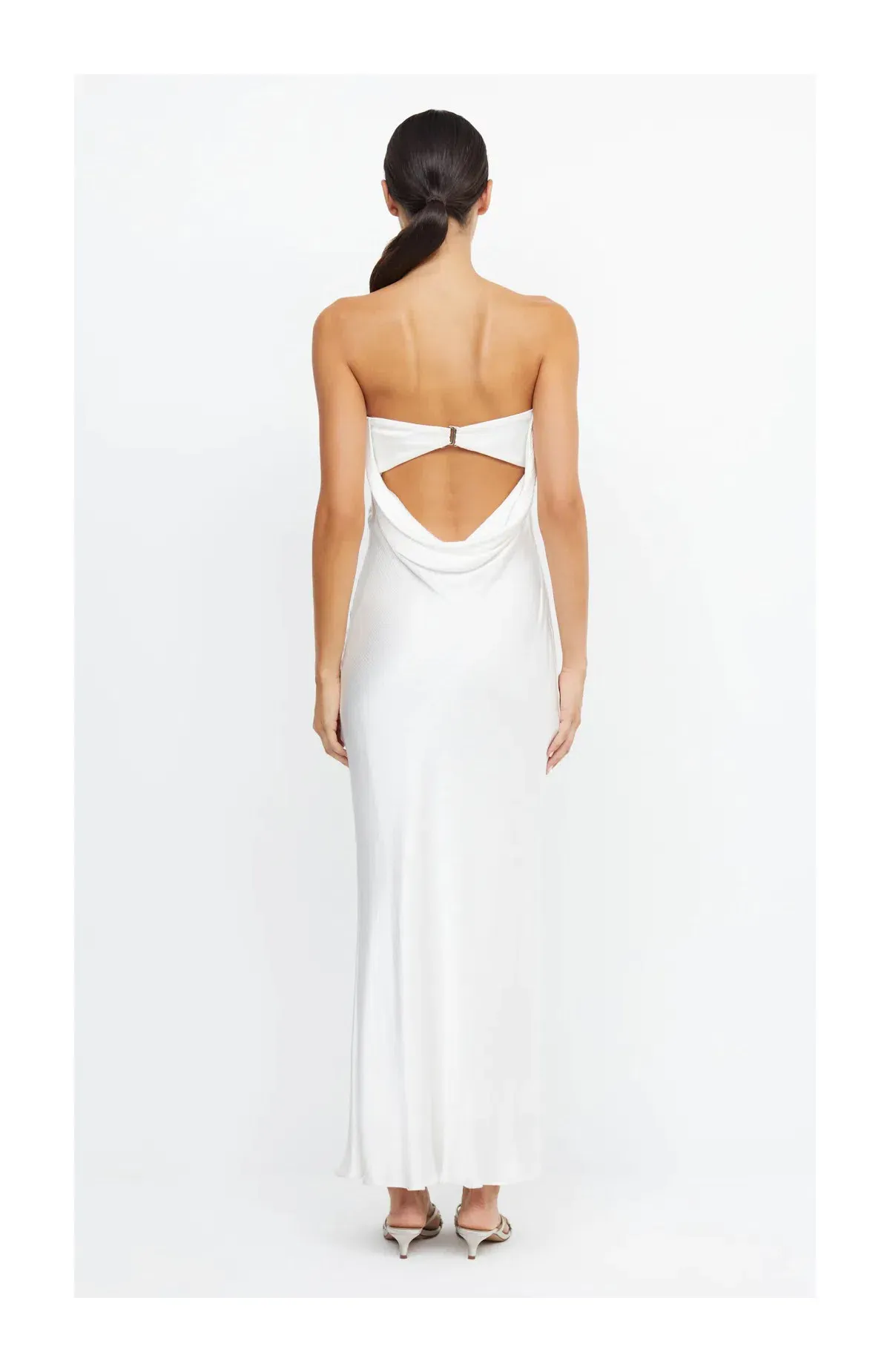 Bec & Bridge Moon Dance Strapless Dress Ivory Size 8 - Image 2