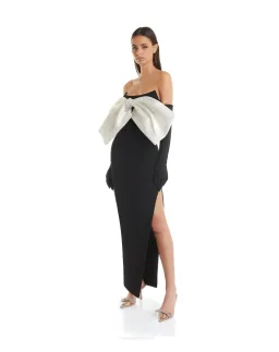 Eliya the Label Sarah Dress Black/White Size 10 for rent on The Volte - image 2