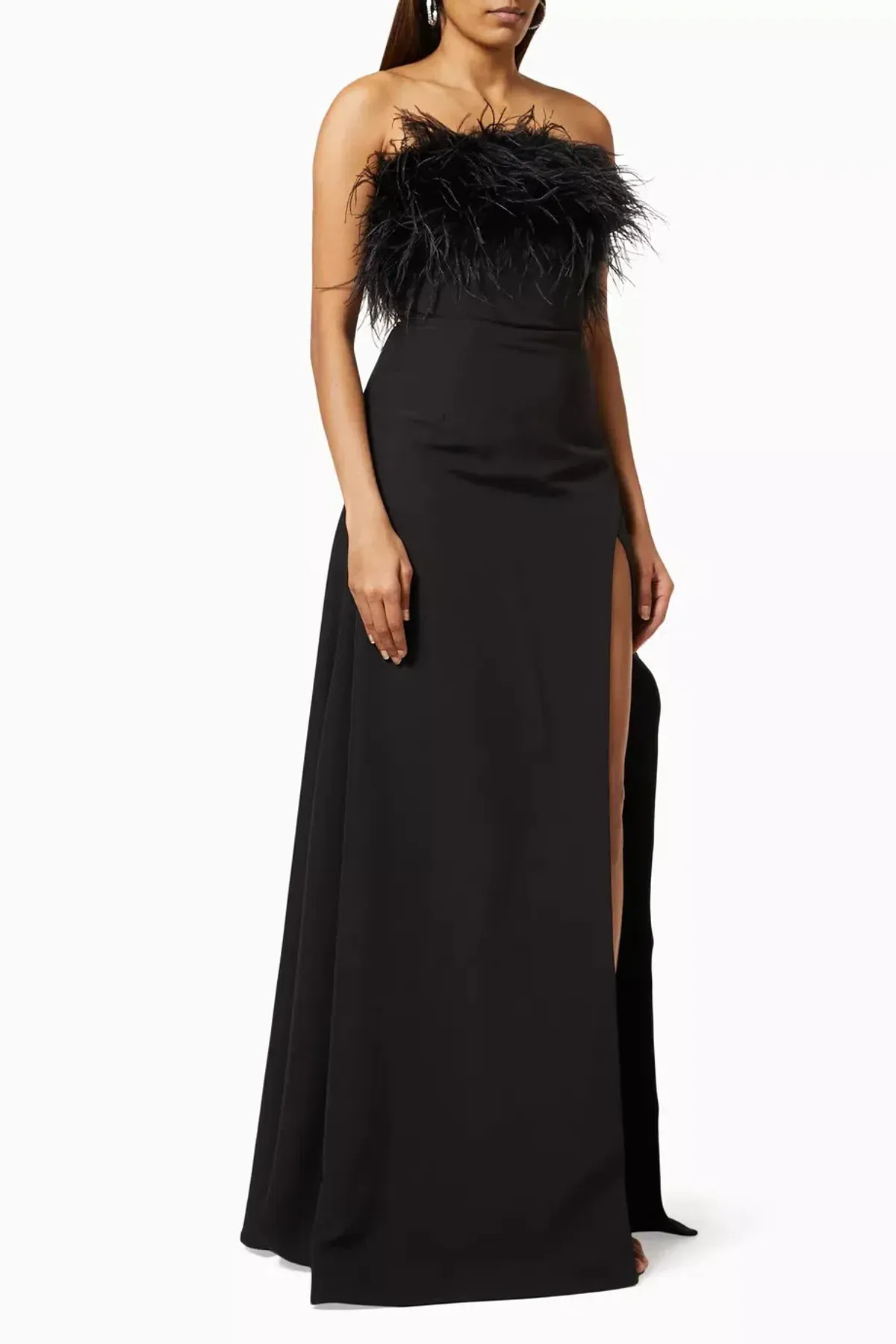 Rachel Gilbert Linc Gown Maxi Dress in Black Size AU 6 - Image 2