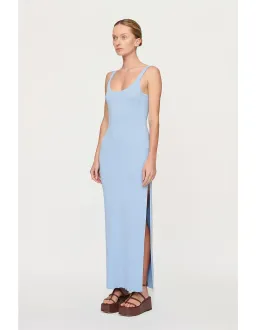 Clea Palmer Ladder Knit Dress Blue Size XS / AU 6 for rent on The Volte - image 2